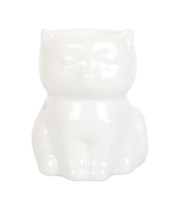 Brûleur - Chat blanc classique